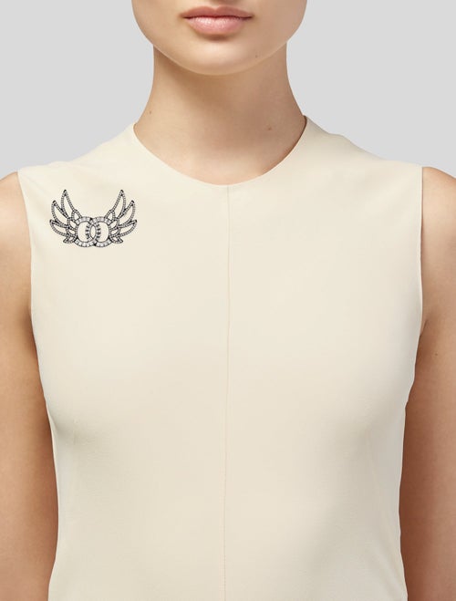 Chanel Strass CC Wing Brooch