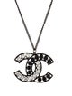 Chanel Strass CC Pendant Necklace