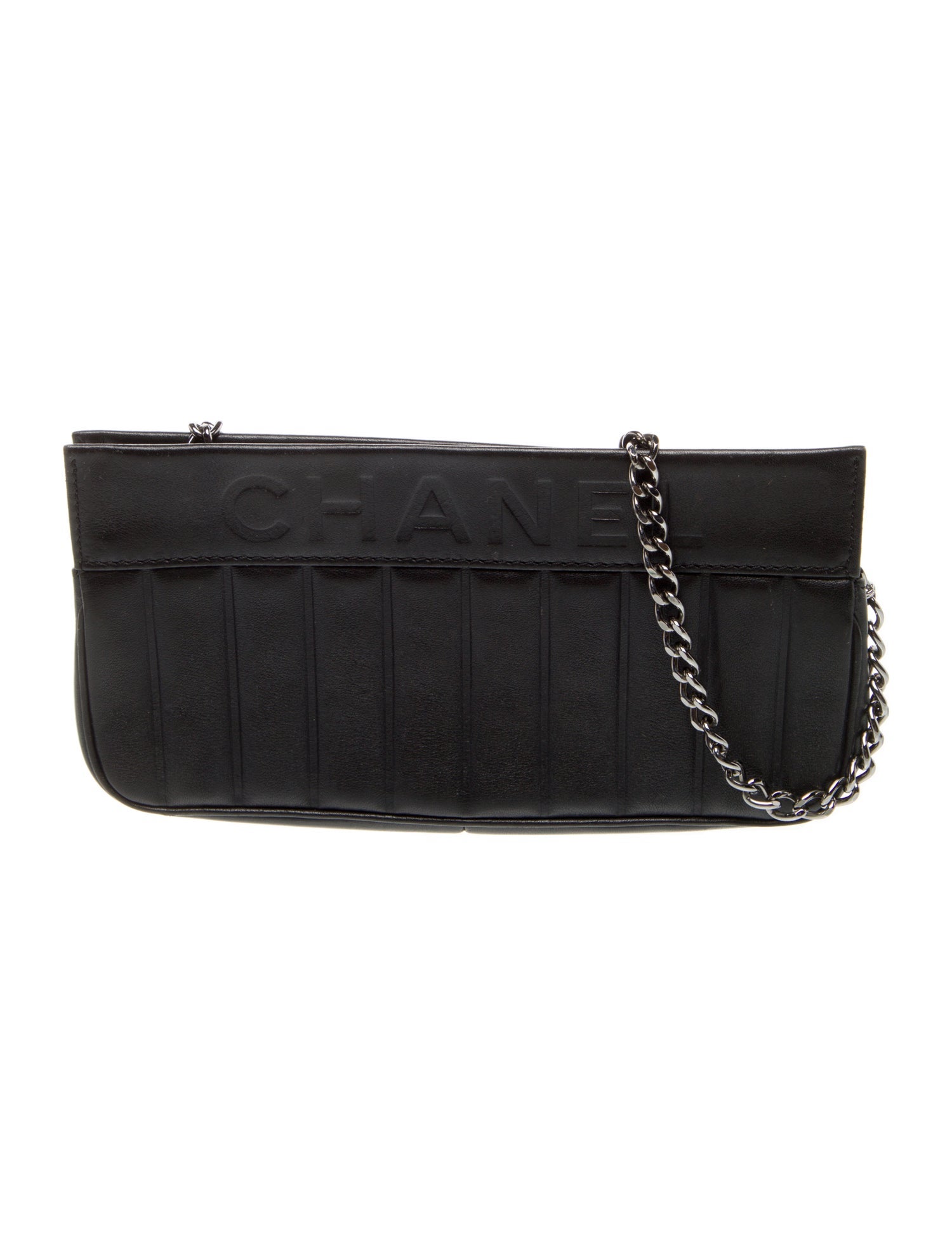 Chanel Vertical Quilt LAX Clutch