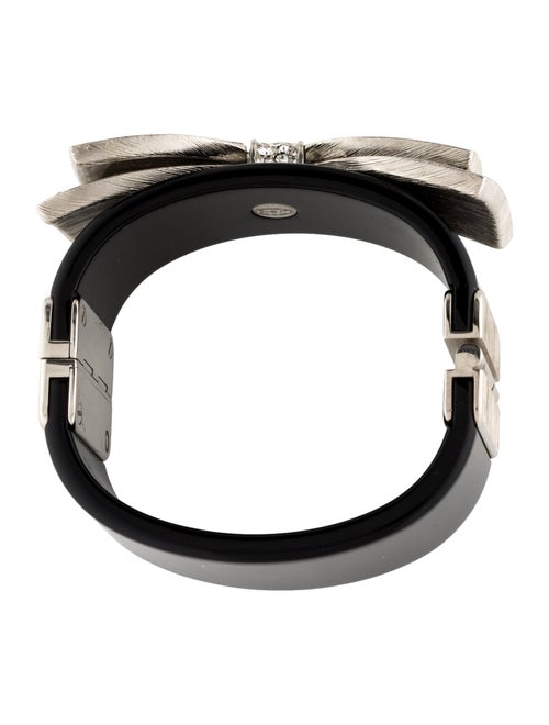 Chanel Strass & Resin Bow Cuff Bracelet