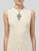 Chanel Faux Pearl & Stass CC Statement Pendant Necklace