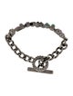 Chanel Strass & Enamel 'CHANEL' Logo Bracelet