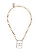Chanel Strass CC Pendant Necklace