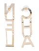 Chanel 'CHA-NEL' Drop Earrings