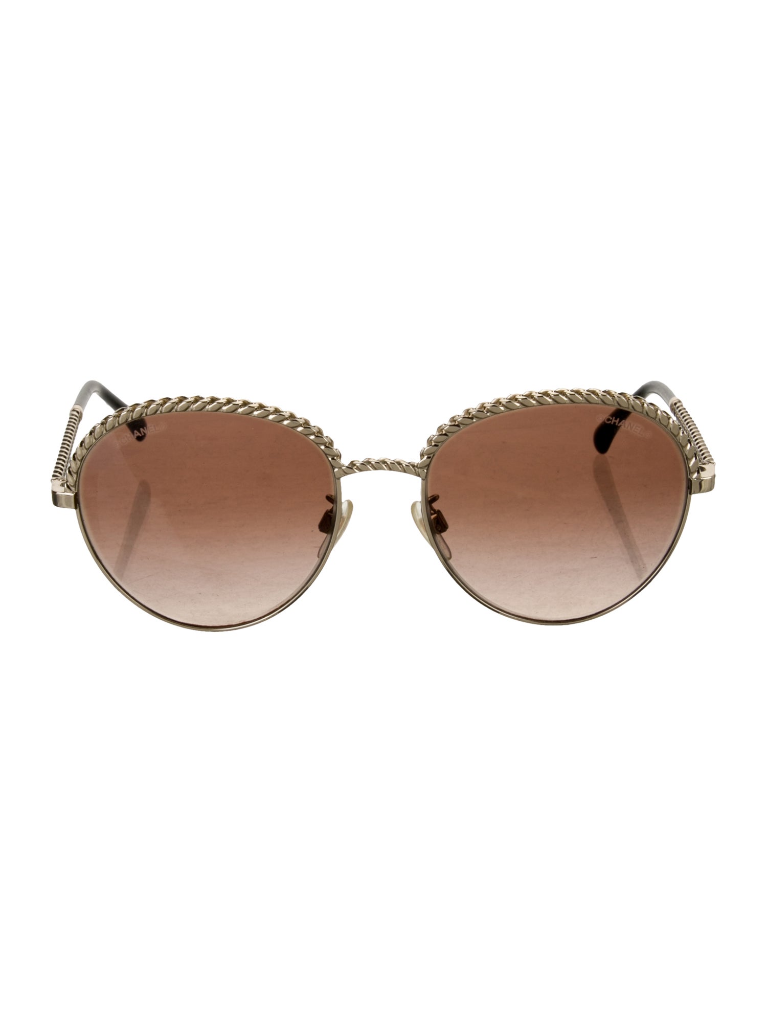 Chanel Interlocking CC Logo Aviator Sunglasses