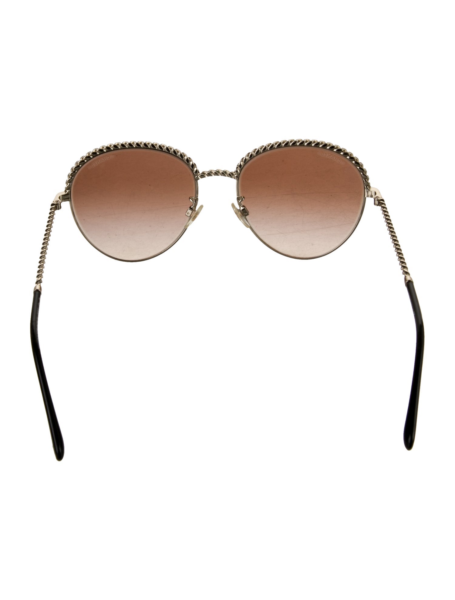 Chanel Interlocking CC Logo Aviator Sunglasses