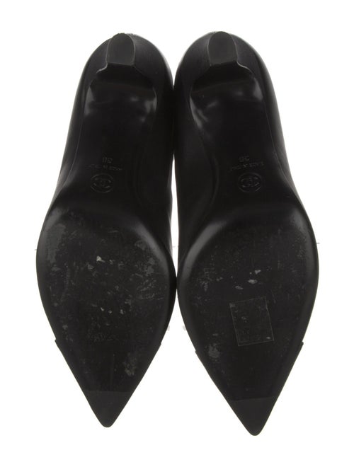 Chanel Interlocking CC Logo Leather Boots