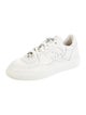 Chanel Interlocking CC Logo Leather Sneakers