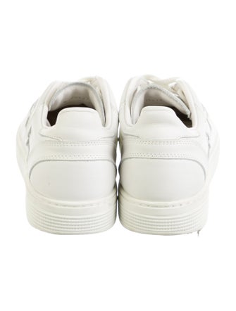 Chanel Interlocking CC Logo Leather Sneakers