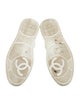 Chanel Interlocking CC Logo Leather Sneakers