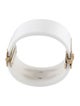 Chanel Resin & Fabric CC Cuff Bracelet