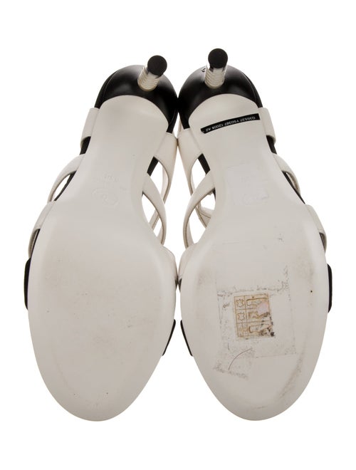 Chanel 2020 Interlocking CC Logo Slingback Sandals