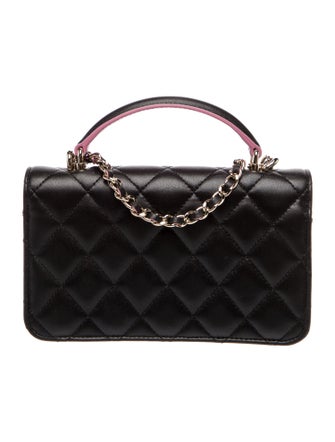 Chanel Top Handle Phone Holder w/ Chain