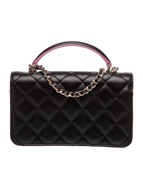 Chanel Top Handle Phone Holder w/ Chain