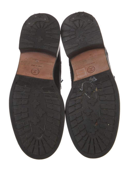 Chanel 2018 Interlocking CC Logo Combat Boots