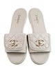 Chanel 2025 Interlocking CC Logo Slides