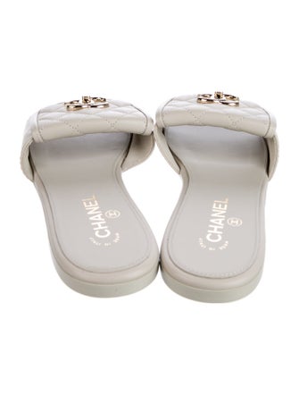 Chanel 2025 Interlocking CC Logo Slides