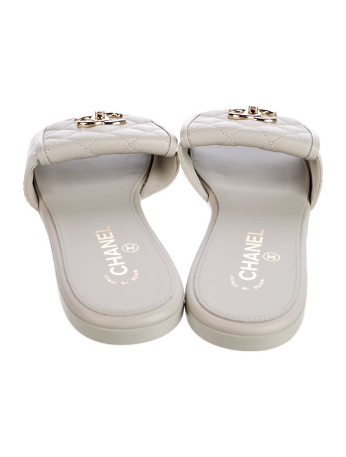 Chanel 2025 Interlocking CC Logo Slides