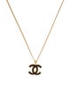 Chanel Enamel CC Pendant Necklace