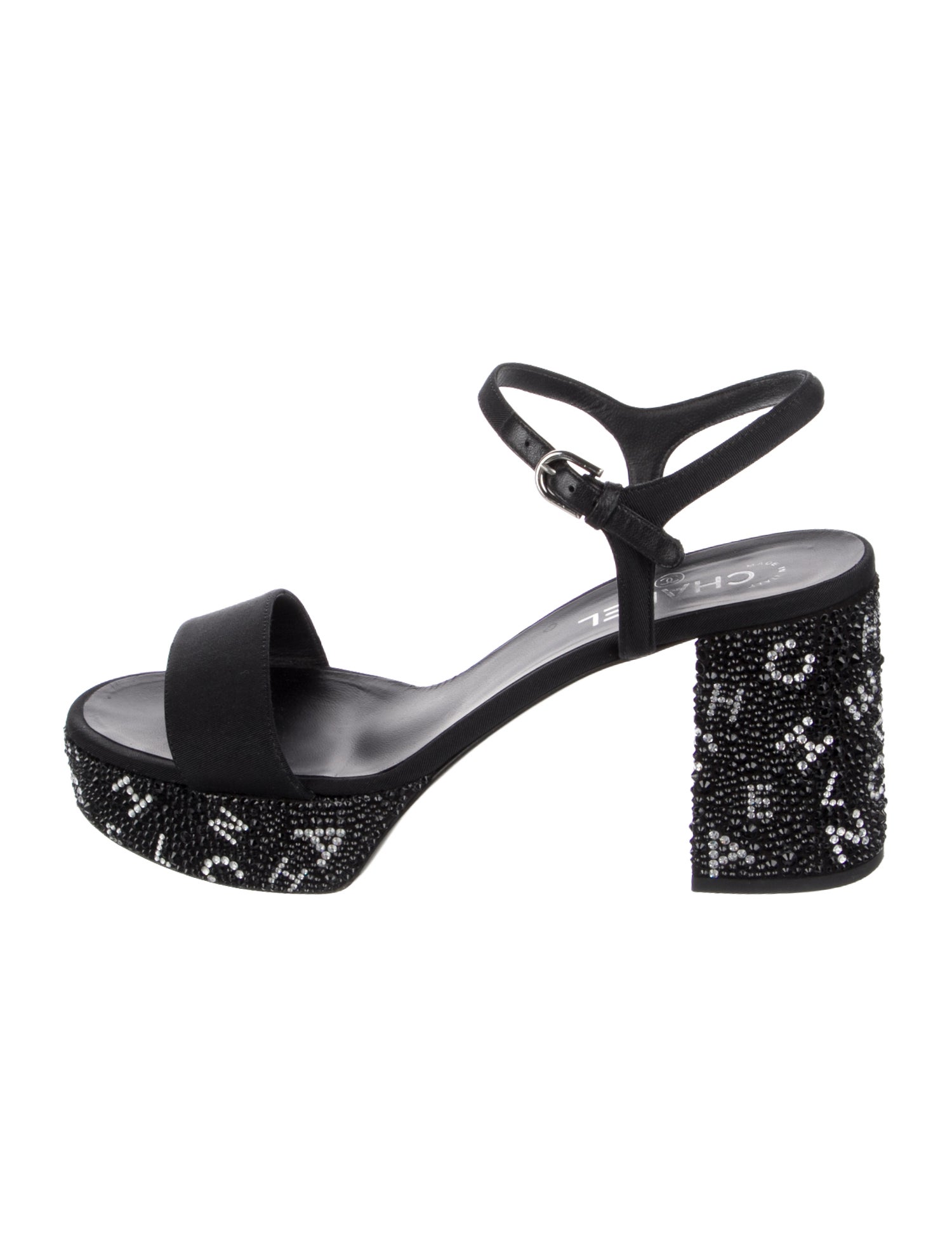 Chanel 2024 Interlocking CC Logo Sandals