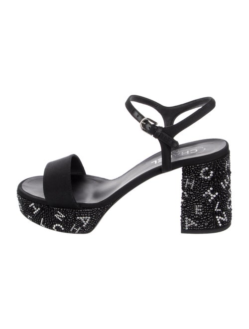 Chanel 2024 Interlocking CC Logo Sandals