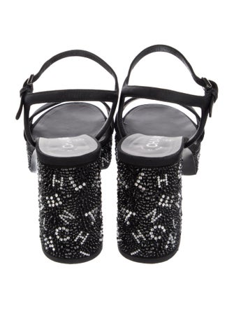 Chanel 2024 Interlocking CC Logo Sandals