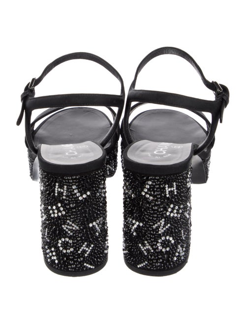 Chanel 2024 Interlocking CC Logo Sandals