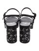 Chanel 2024 Interlocking CC Logo Sandals