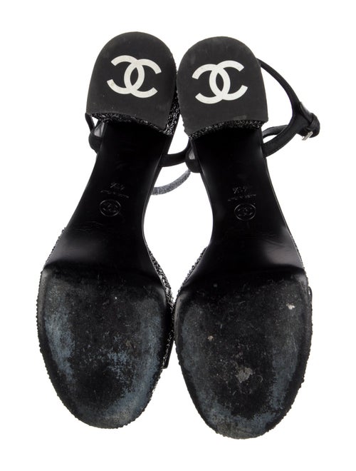 Chanel 2024 Interlocking CC Logo Sandals