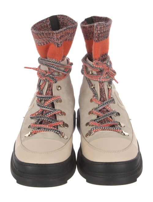 Chanel 2019 Interlocking CC Logo Combat Boots