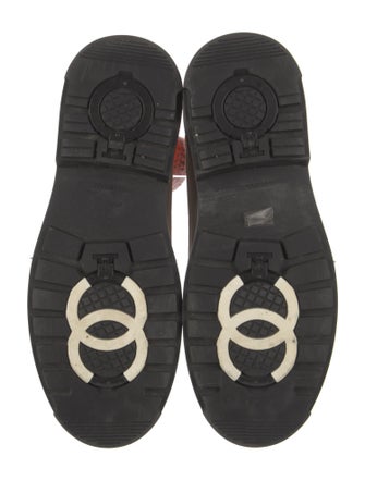 Chanel 2019 Interlocking CC Logo Combat Boots