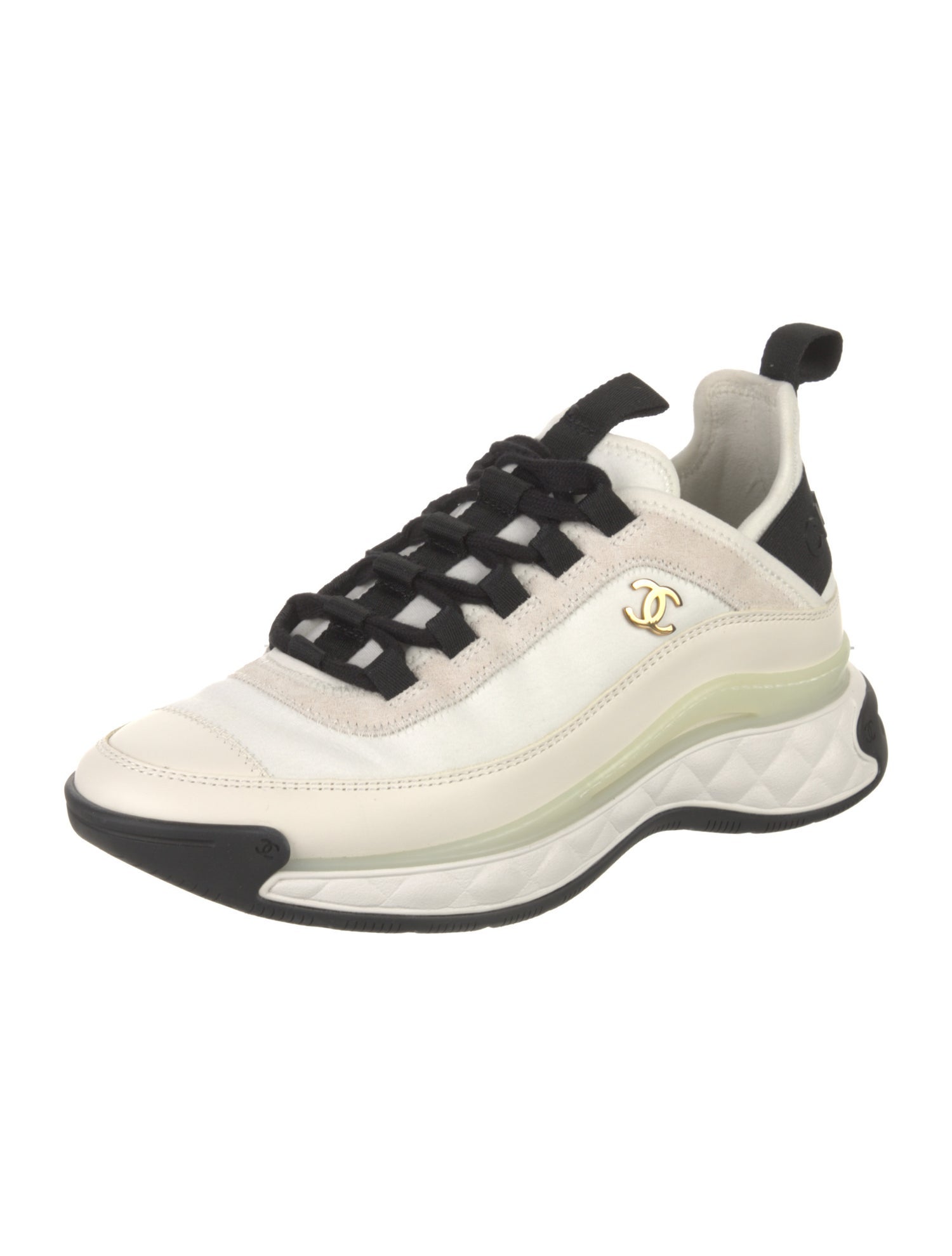 Chanel Interlocking CC Logo Sneakers