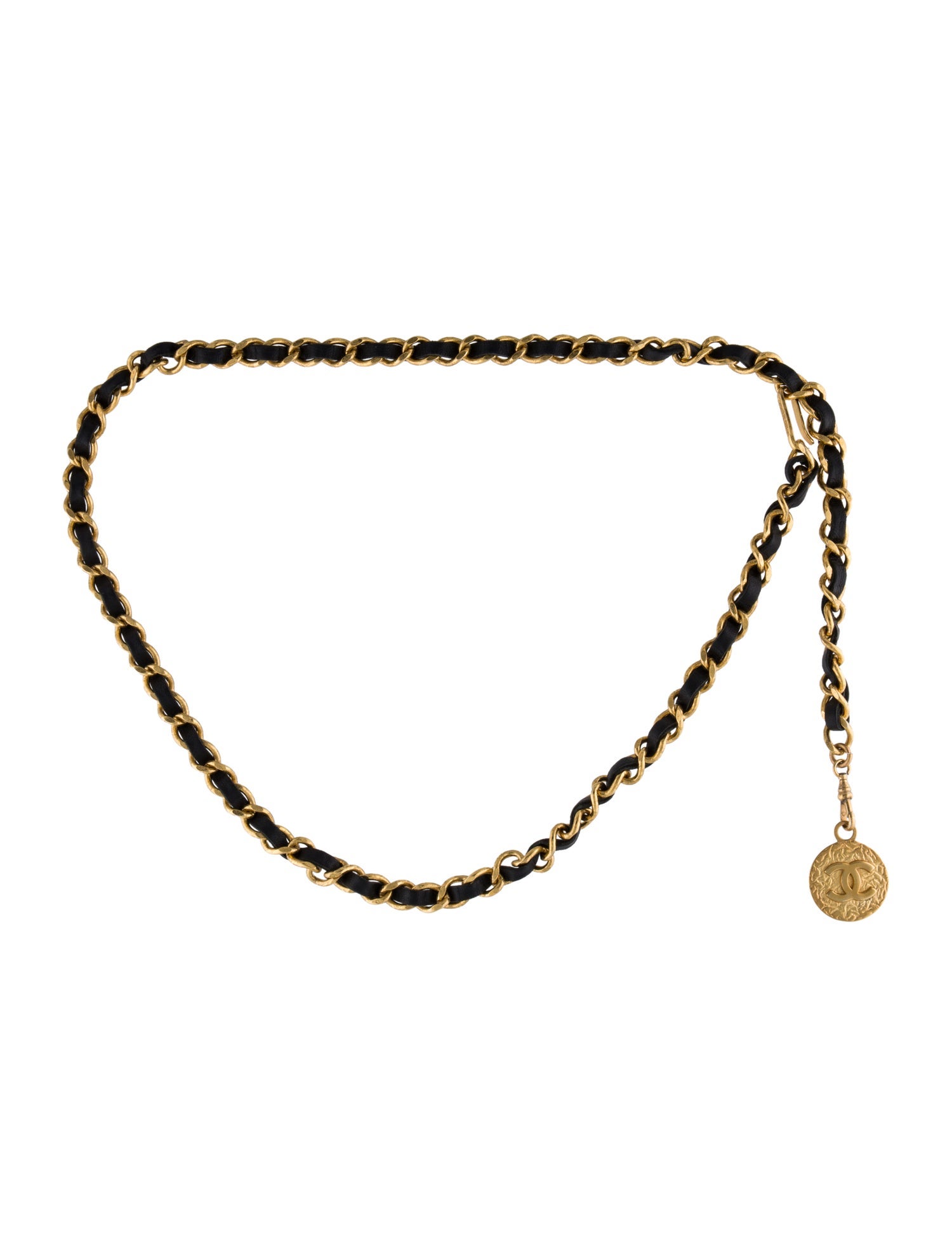 Chanel 1982 Interlocking CC Logo Waist Belt