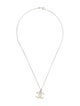 Chanel Enamel CC Pendant Necklace