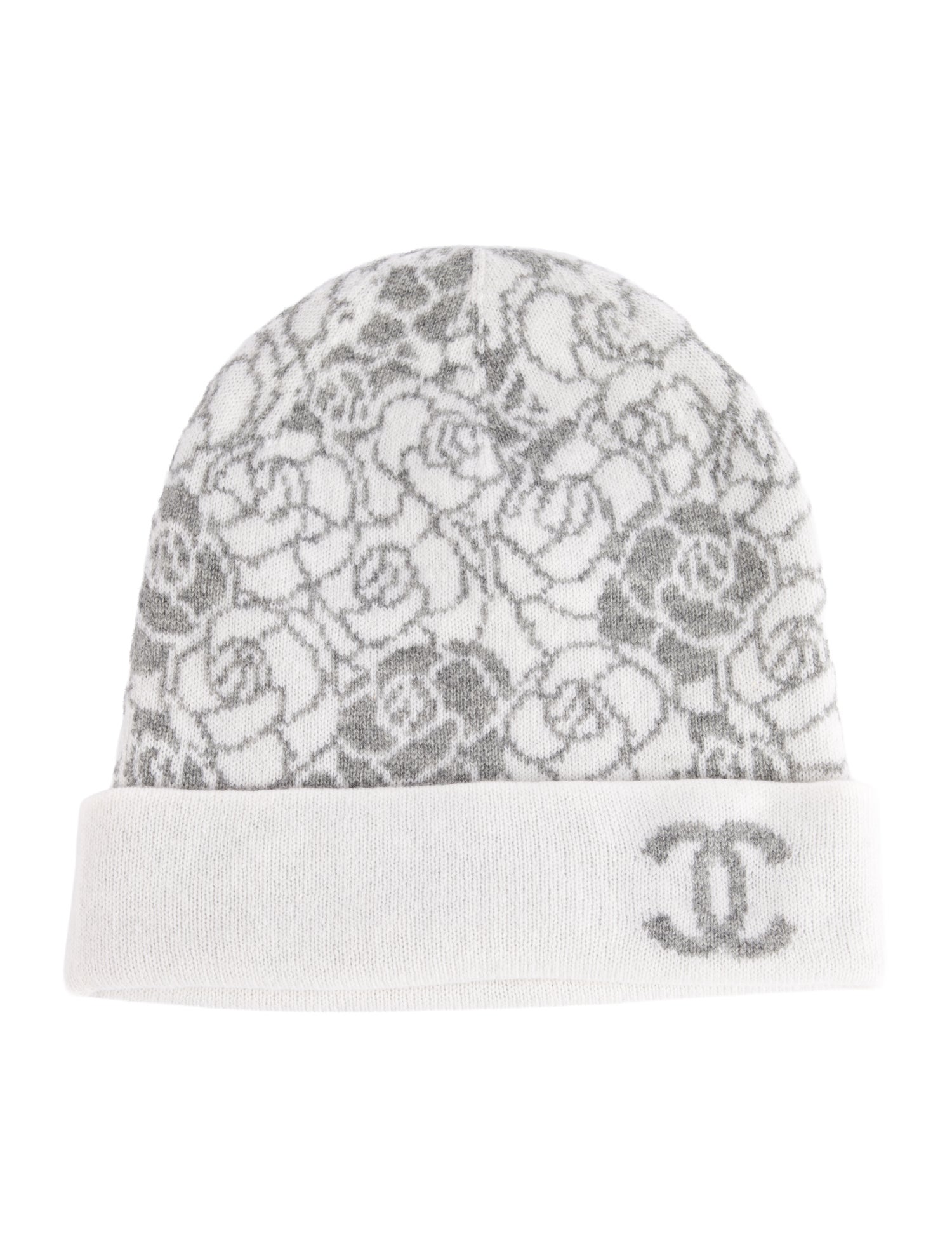 Chanel 2023 Cashmere Camellia Beanie