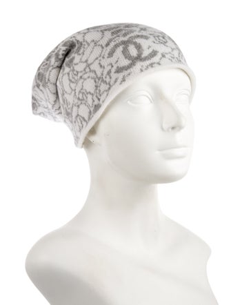 Chanel 2023 Cashmere Camellia Beanie