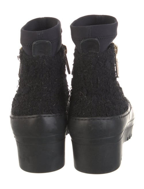 Chanel 2019 Interlocking CC Logo Combat Boots