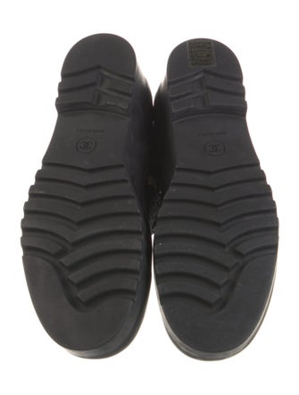 Chanel 2019 Interlocking CC Logo Combat Boots