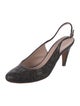 Chanel 2011 Interlocking CC Logo Slingback Pumps