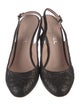Chanel 2011 Interlocking CC Logo Slingback Pumps