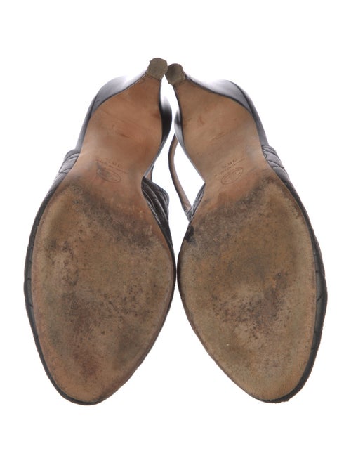 Chanel 2011 Interlocking CC Logo Slingback Pumps