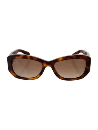 Chanel Interlocking CC Logo Square Sunglasses