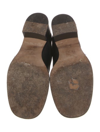 Chanel Interlocking CC Logo Leather Combat Boots