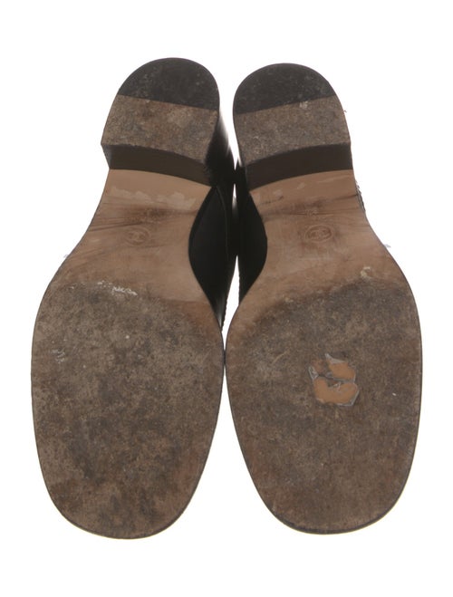 Chanel Interlocking CC Logo Leather Combat Boots