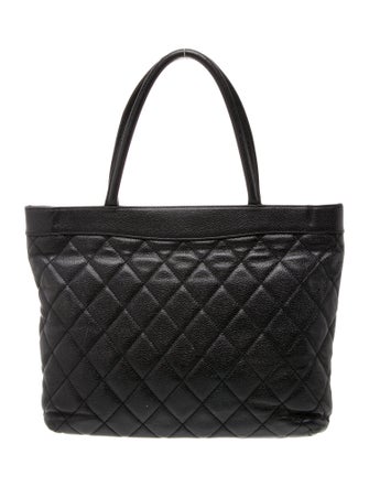 Chanel Quilted Shopping Tote