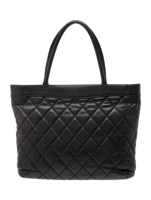 Chanel Quilted Shopping Tote