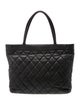 Chanel Quilted Shopping Tote