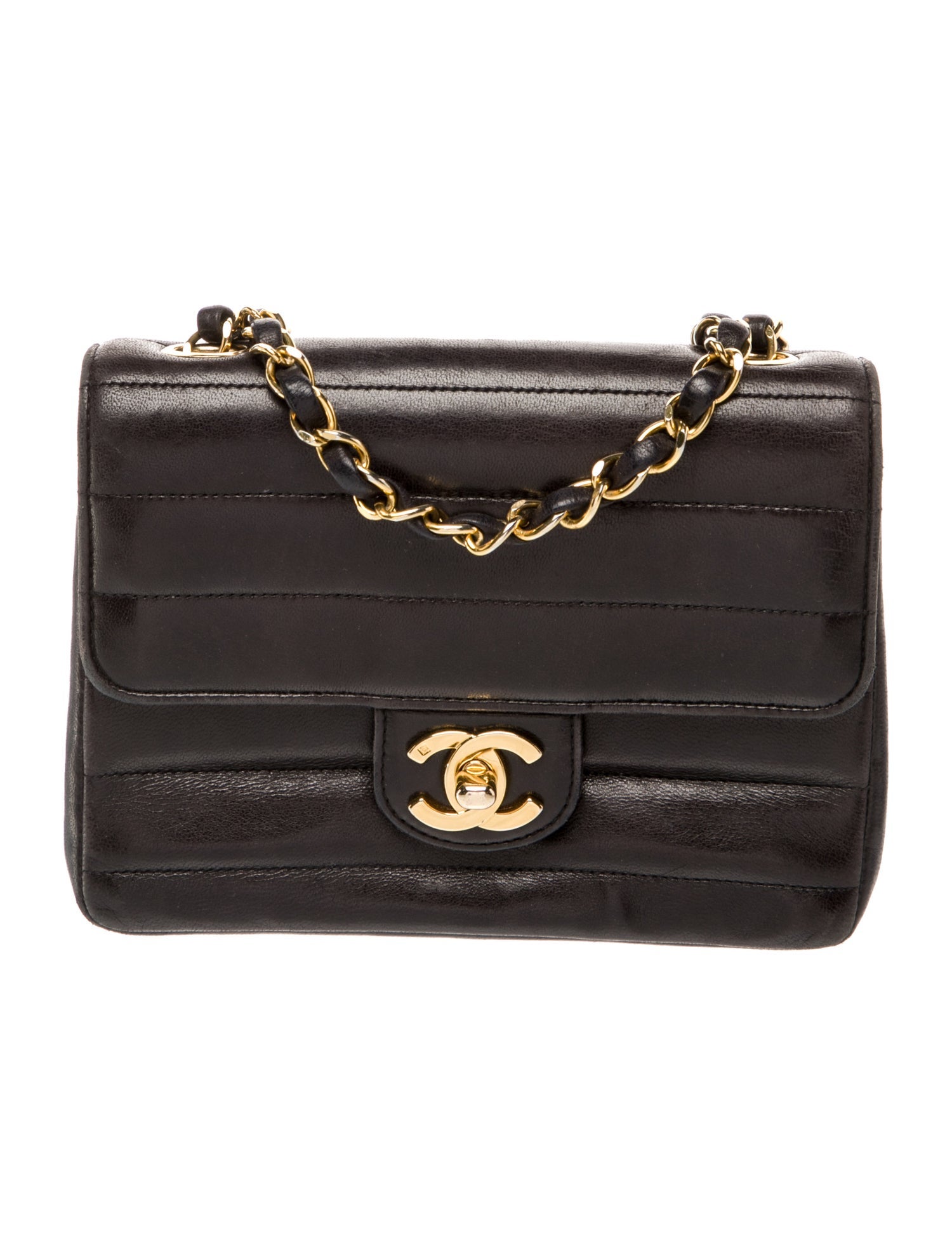 Chanel Horizontal Quilt Mini Square Flap Bag