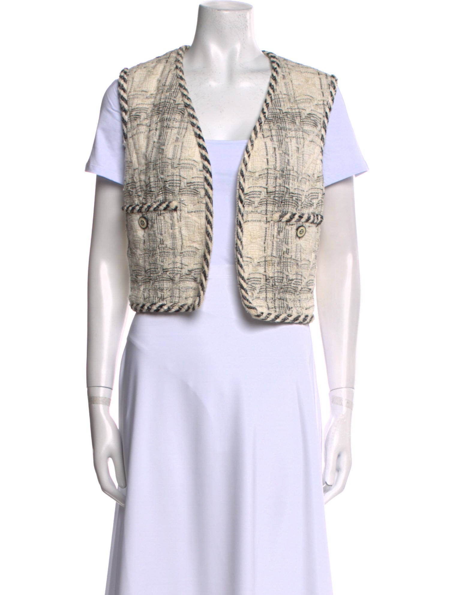 Chanel 2018 Tweed Pattern Vest