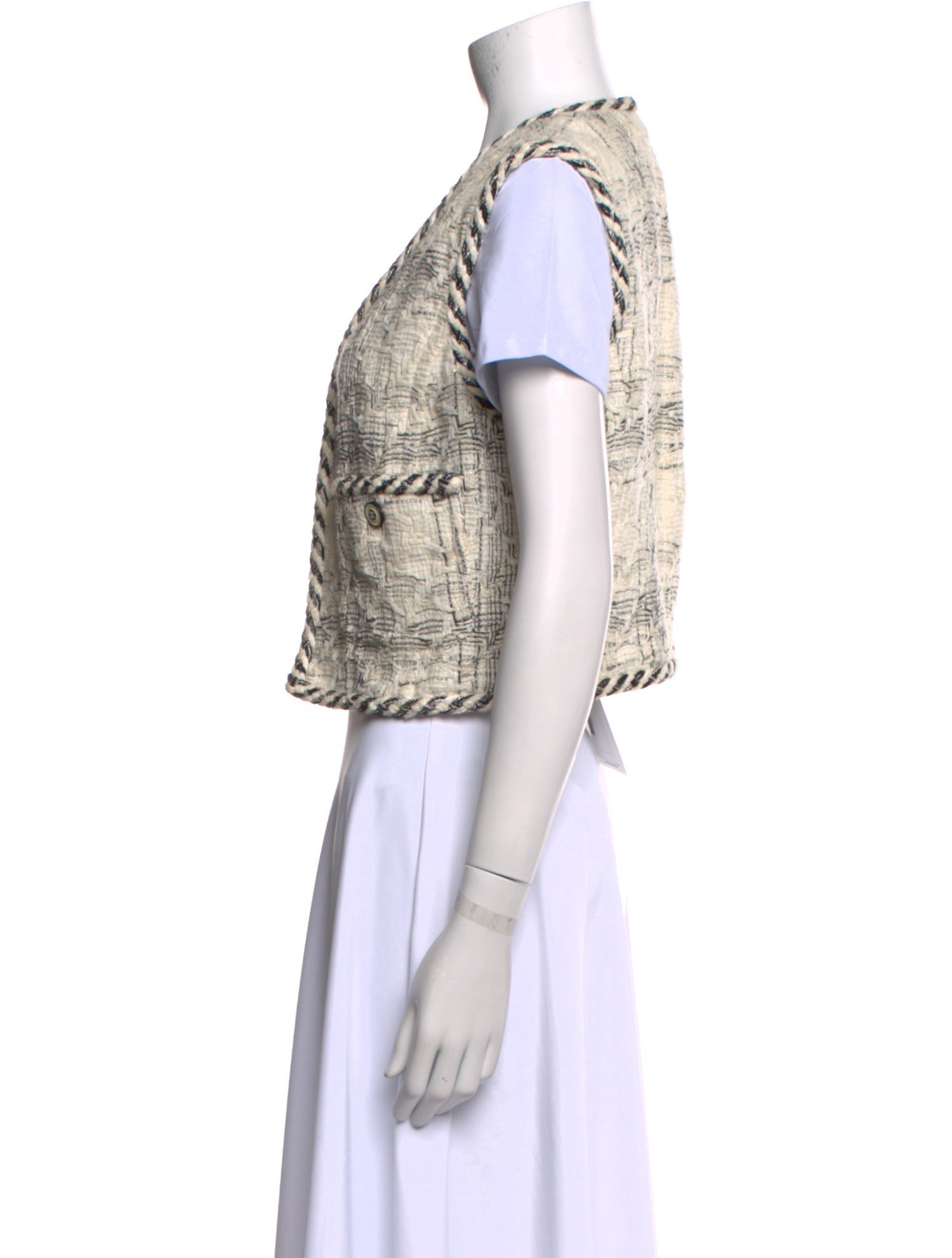 Chanel 2018 Tweed Pattern Vest